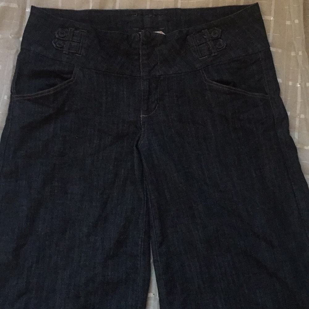 Boom Boom blue jean capris